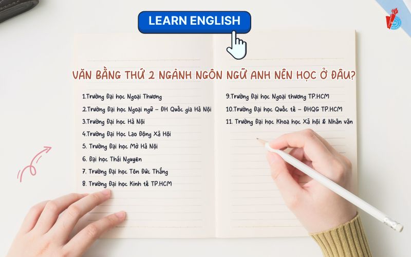Văn bằng thứ 2 ngành Ngôn ngữ Anh nên học ở đâu?
